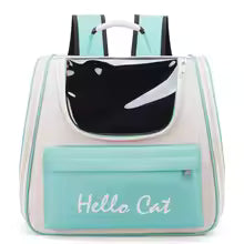 Large Capacity Panoramic Breathable Pet Carrier Backpack Waterproof Oxford Sturdy Aluminum Frame Travel Cat Dog Bag 5 Colors