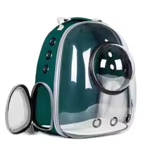 Pet cat carrier with a transparent window a portable outdoor baga spacious cat carrier,and a breathable, large-capacity backpack