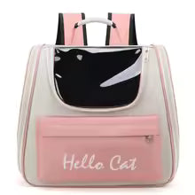 Large Capacity Panoramic Breathable Pet Carrier Backpack Waterproof Oxford Sturdy Aluminum Frame Travel Cat Dog Bag 5 Colors