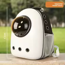 Pet Out Portable Transparent Cat Bag Cat Breathable Space Capsule Double Shoulder Cat Bag Large Capacity Side Open Pet Bag