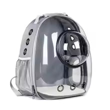 Pet cat carrier with a transparent window a portable outdoor baga spacious cat carrier,and a breathable, large-capacity backpack