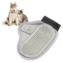 Dog Grooming Glove Dog Hair Removal Glove For Cat Owner Pet Dual Side Rubber Steel Needle Tips Shedding Brush Remover