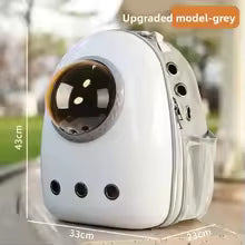 Pet Out Portable Transparent Cat Bag Cat Breathable Space Capsule Double Shoulder Cat Bag Large Capacity Side Open Pet Bag