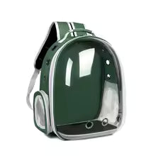 Pet cat carrier with a transparent window a portable outdoor baga spacious cat carrier,and a breathable, large-capacity backpack